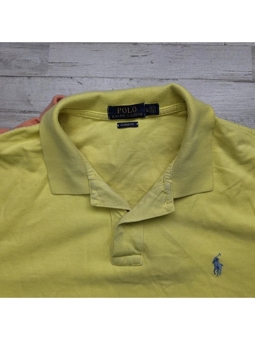 Polo Ralph Lauren Lot of 3 XL Short Sleeve Shirts Solid Colors Preppy Casual